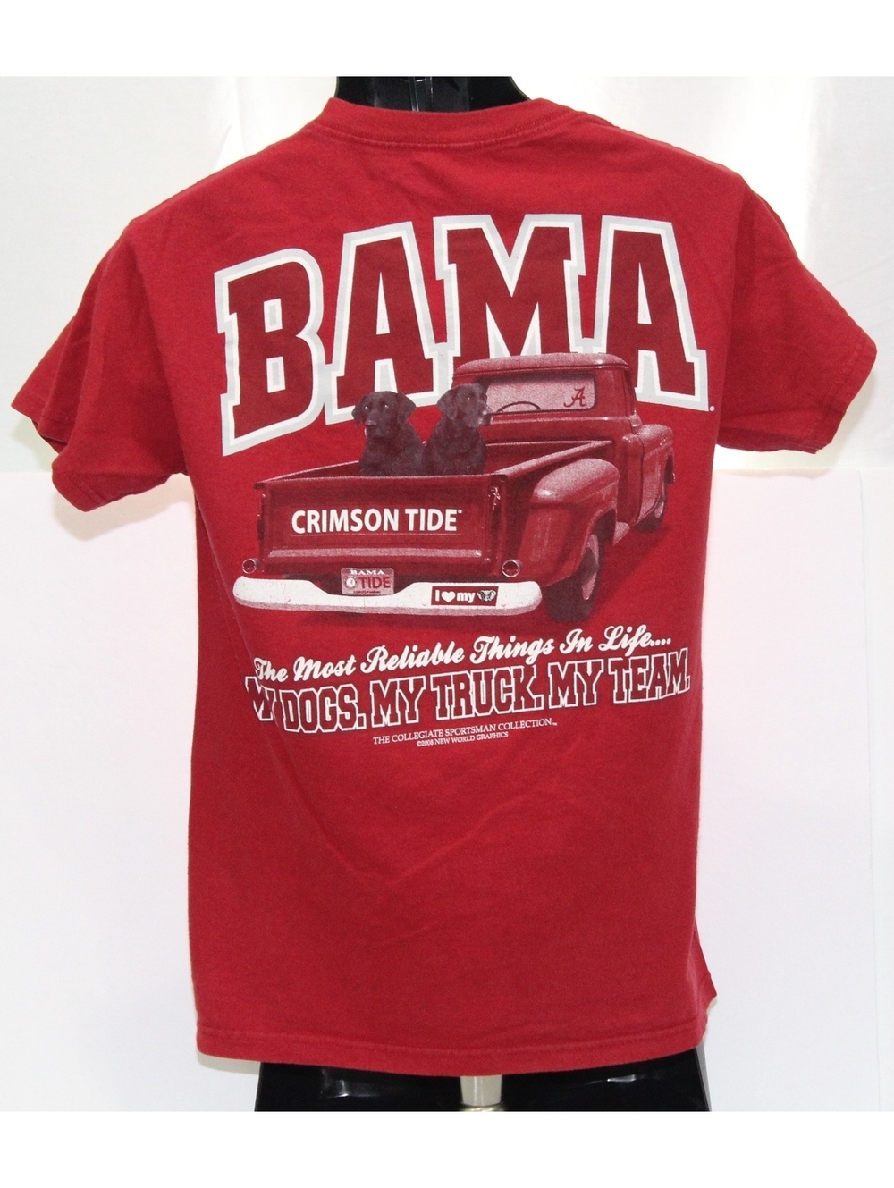 Alabama Crimson Tide Always Faithful My Dogs My Truck My Team BAMA T Shirt Small